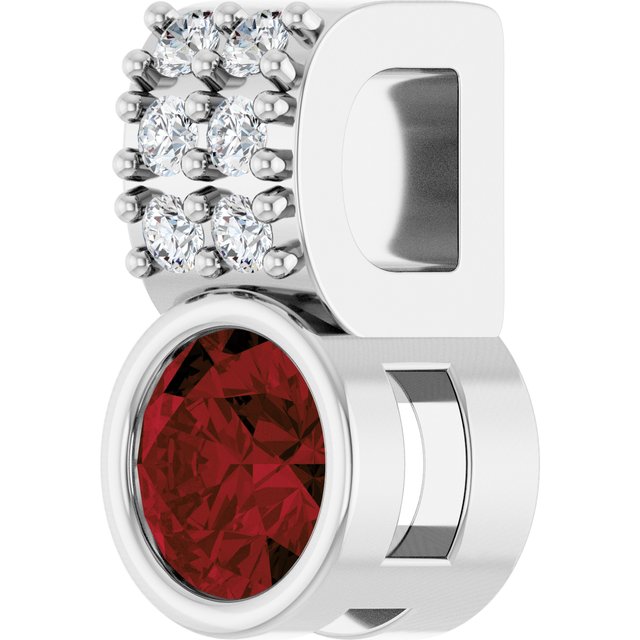 sterling-silver-natural-mozambique-garnet-&-.04-ctw-natural-diamond-pendant