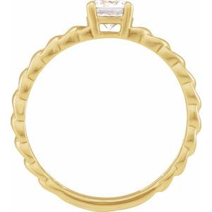 1/2 ct Lab-Grown Diamond Solitaire Ring
