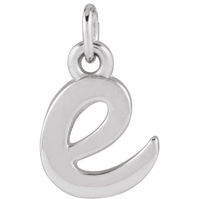 14k-white-gold-7.95-x-6-mm-initial-e,sterling-silver-7.95-x-6-mm-initial-e