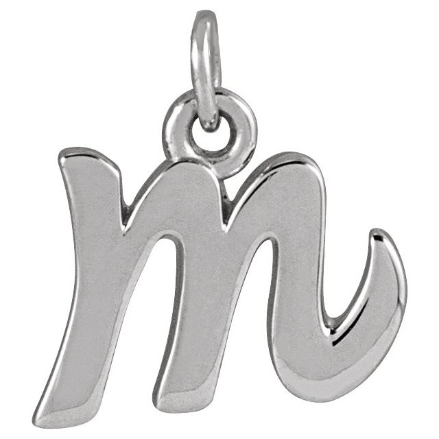 14k-white-gold-9-x-7.7-mm-initial-m,sterling-silver-9-x-7.7-mm-initial-m