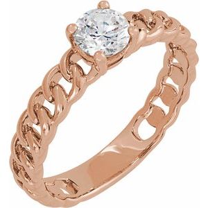 1/2 ct Lab-Grown Diamond Solitaire Ring