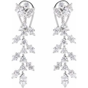 4 1/4 ct Lab-Grown Diamond Earrings