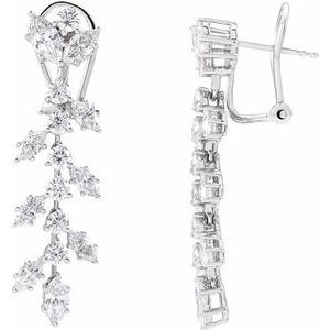 4 1/4 ct Lab-Grown Diamond Earrings
