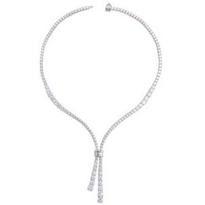 26 1/5 ct Lab-Grown Diamond Line Necklace
