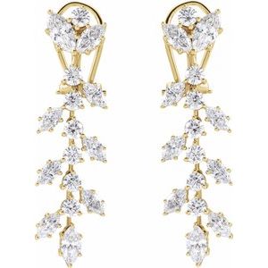4 1/4 ct Lab-Grown Diamond Earrings