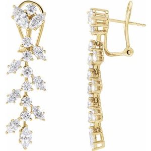 4 1/4 ct Lab-Grown Diamond Earrings