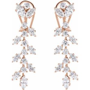 4 1/4 ct Lab-Grown Diamond Earrings