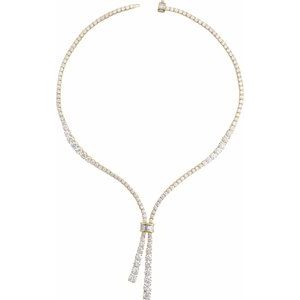 26 1/5 ct Lab-Grown Diamond Line Necklace