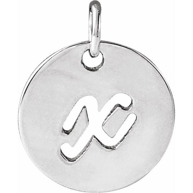 14k-white-gold-9.97-x-9.98-mm-initial-x,sterling-silver-9.97-x-9.98-mm-initial-x