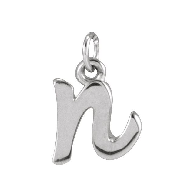 14k-white-gold-7.75-x-6.95-mm-initial-n,sterling-silver-7.75-x-6.95-mm-initial-n