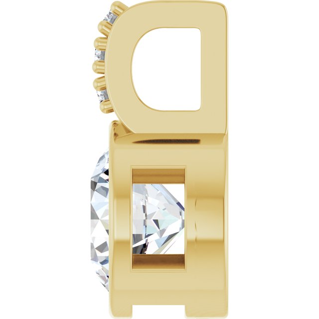 14k-yellow-3/4-ctw-lab-grown-diamond-pendant