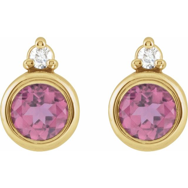 14k-white--natural-pink-tourmaline-&-.03-ctw-natural-diamond-earrings