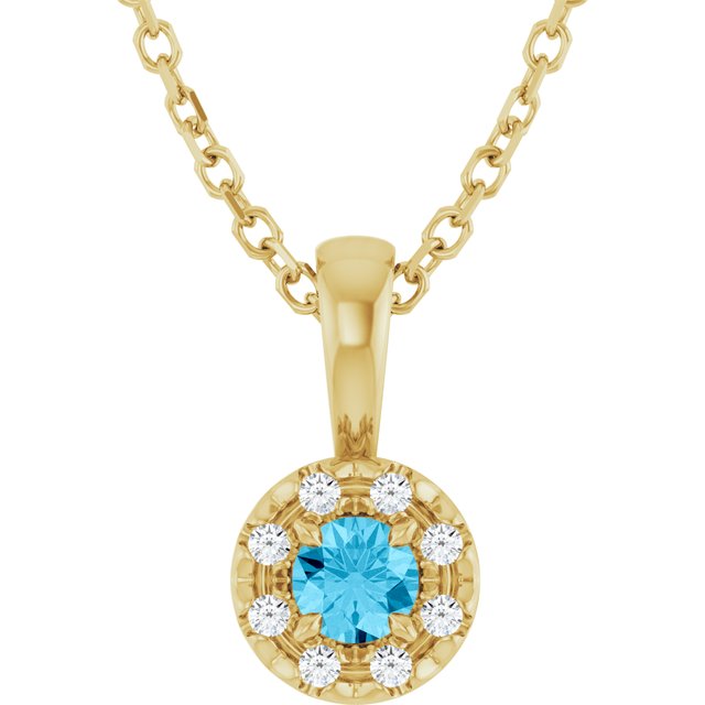14k-yellow--natural-aquamarine-&-.03-ctw-natural-diamond-16-18"-necklace