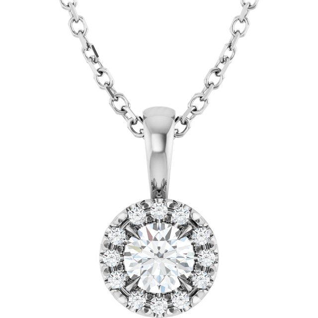 14k-white--natural-white-sapphire-&-.05-ctw-natural-diamond-16-18"-necklace