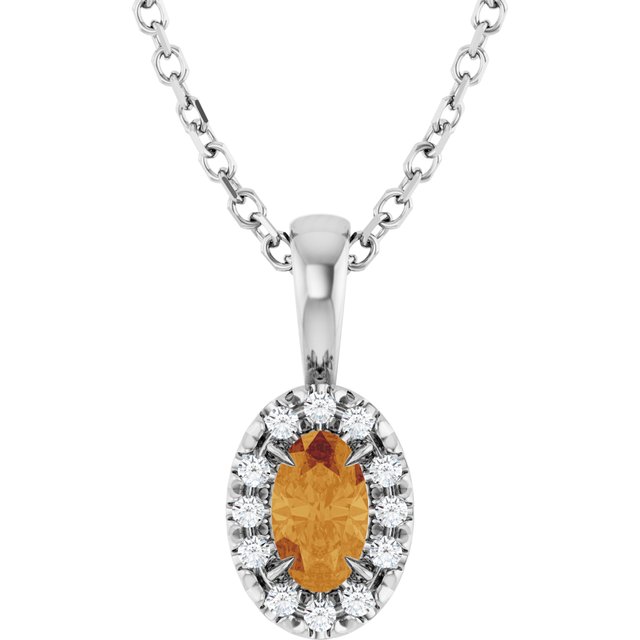 14k-white--natural-citrine-&-.05-ctw-natural-diamond-16-18"-necklace