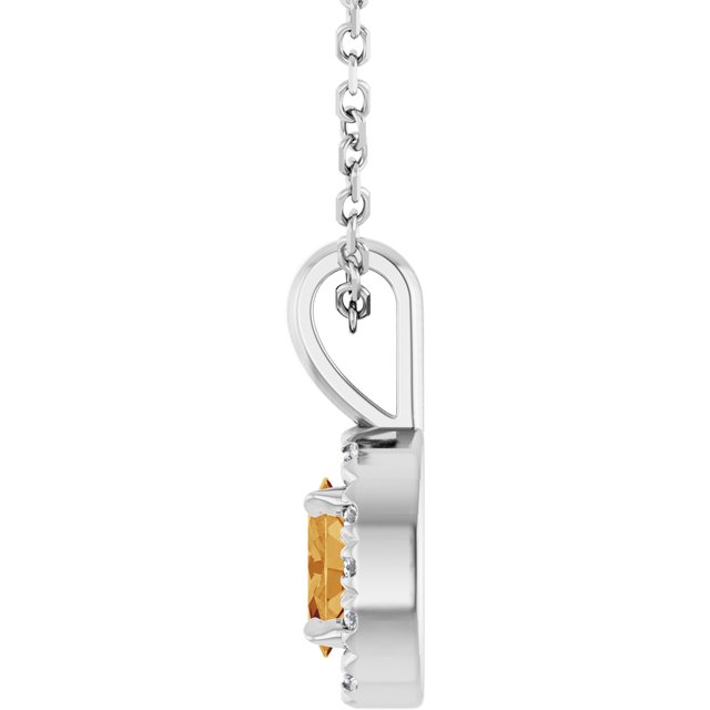 14k-white--natural-citrine-&-.05-ctw-natural-diamond-16-18"-necklace
