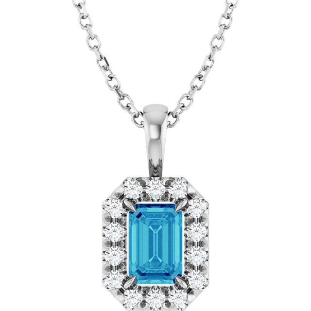 14k-white--natural-blue-zircon-&-1/5-ctw-natural-diamond-16-18"-necklace