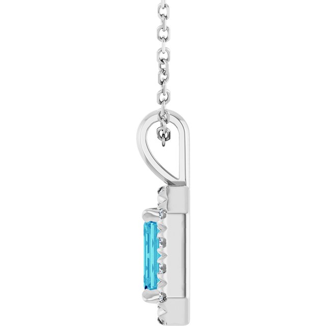 14k-white--natural-blue-zircon-&-1/5-ctw-natural-diamond-16-18"-necklace