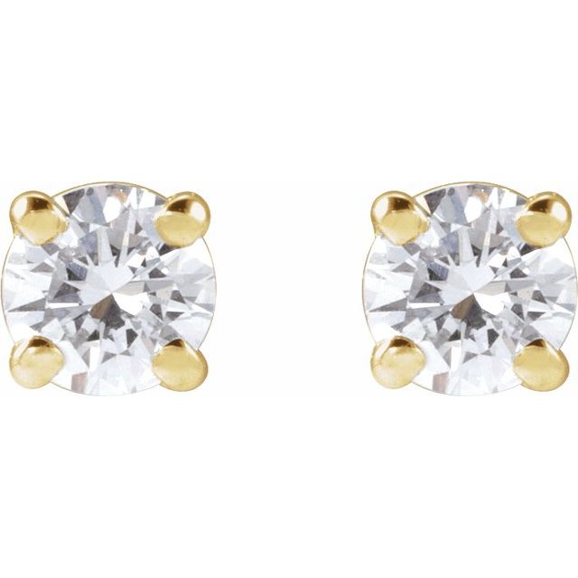 14k-yellow-1/3-ctw-lab-grown-diamond-earrings