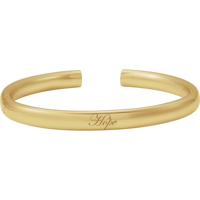 14k-yellow--hinged-cuff-7"-bracelet