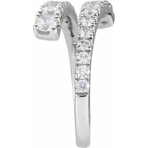Lab-Grown Diamond 9/10 ct Bypass Ring