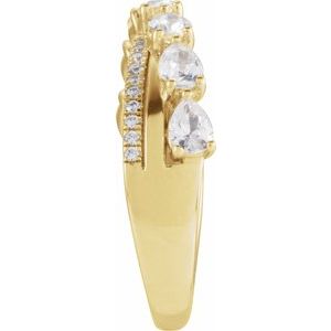 1 1/8 ct Diamond Accented Ring