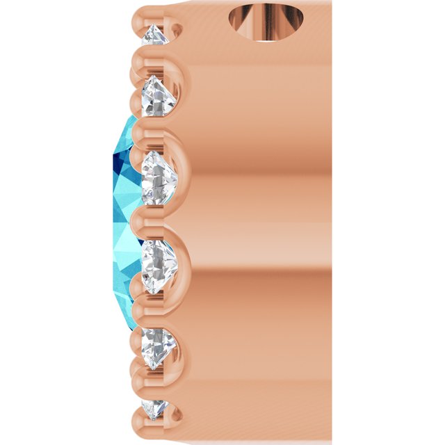 14k-rose-natural-blue-zircon-&-1/10-ct-natural-diamond-halo-style-pendant