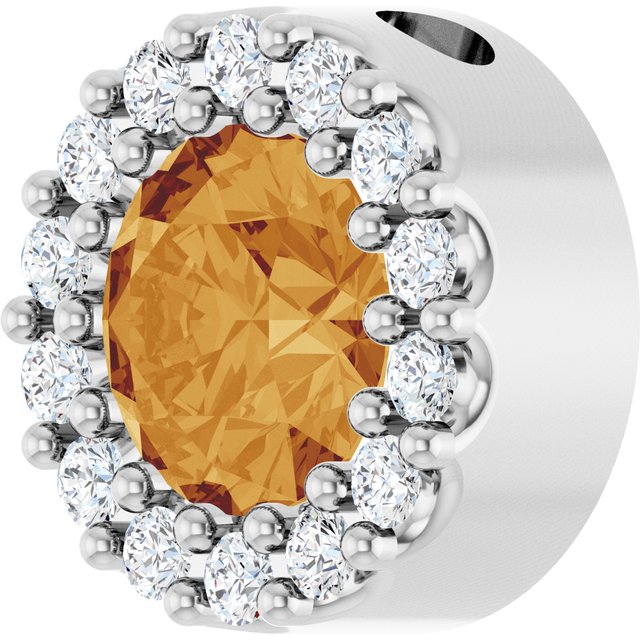 14k-white-natural-citrine-&-1/10-ct-natural-diamond-halo-style-pendant