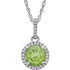 14k-white-natural-peridot-&-1/10-ctw-natural-diamond-18"-necklace