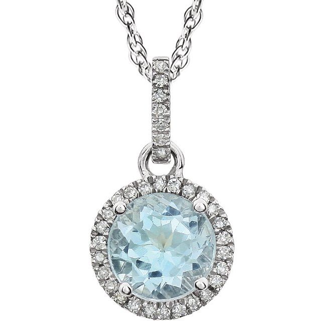 14k-white-natural-sky-blue-topaz-&-1/10-ctw-natural-diamond-18"-necklace