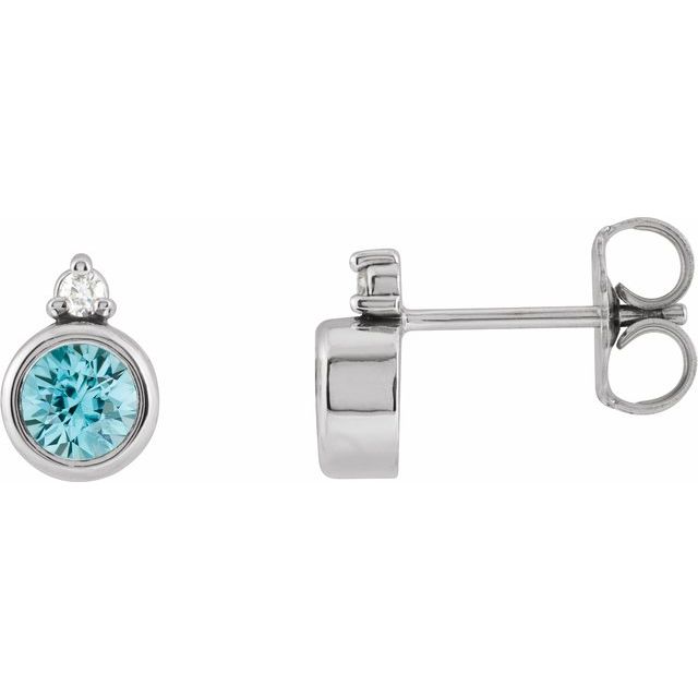 14k-white--natural-blue-zircon-&-.03-ctw-natural-diamond-earrings
