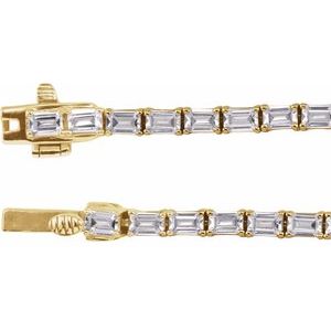 11 3/4 ct Lab-Grown Diamond Line Necklace