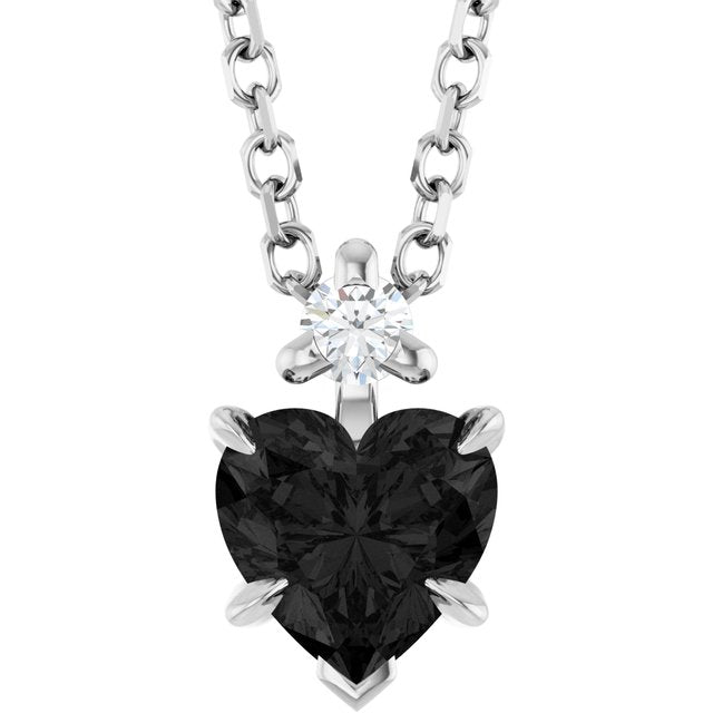 14k-white-natural-black-onyx-&-.03-ct-natural-diamond-16-18"-necklace