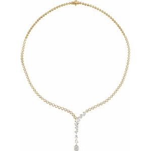 5 1/2 ct Lab-Grown Diamond Line Necklace