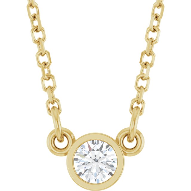 14k-yellow-1/10-ct-lab-grown-diamond-solitaire-18"-necklace