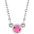 14k-white-natural-pink-sapphire-solitaire-18"-necklace