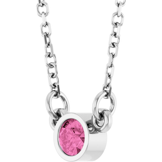 14k-white-natural-pink-sapphire-solitaire-18"-necklace