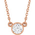 14k-rose-1/4-ct-natural-diamond-solitaire-18"-necklace