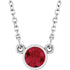 14k-white-natural-ruby-solitaire-16"-necklace