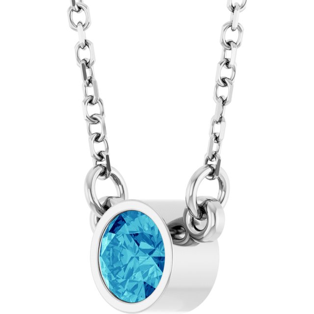 14k-white-natural-blue-zircon-solitaire-16"-necklace