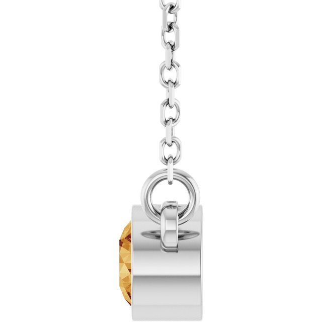 14k-white-natural-citrine-solitaire-16"-necklace
