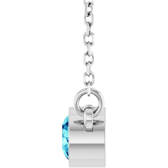 14k-white-natural-blue-zircon-solitaire-16"-necklace