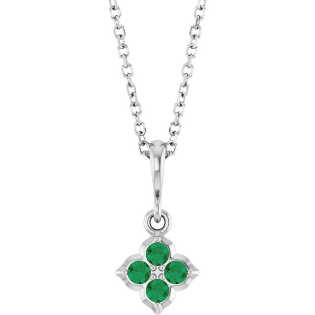 14k-white-lab-grown-emerald-16-18"-necklace