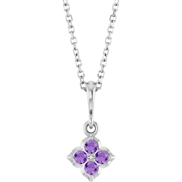 14k-white-lab-grown-purple-sapphire-16-18"-necklace