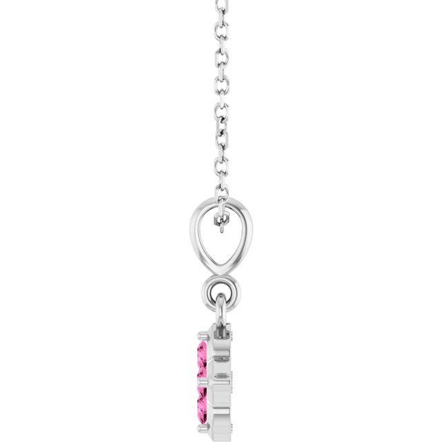 14k-white-lab-grown-pink-sapphire-16-18"-necklace