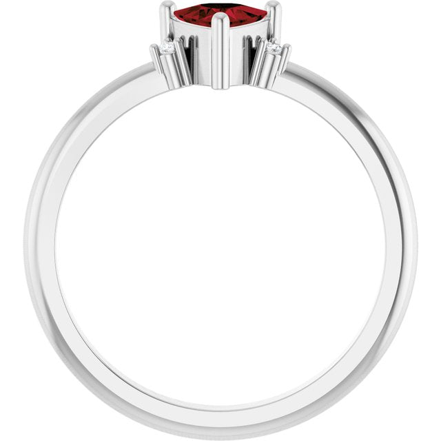 14k-white-natural-mozambique-garnet-&-.015-ctw-natural-diamond-ring