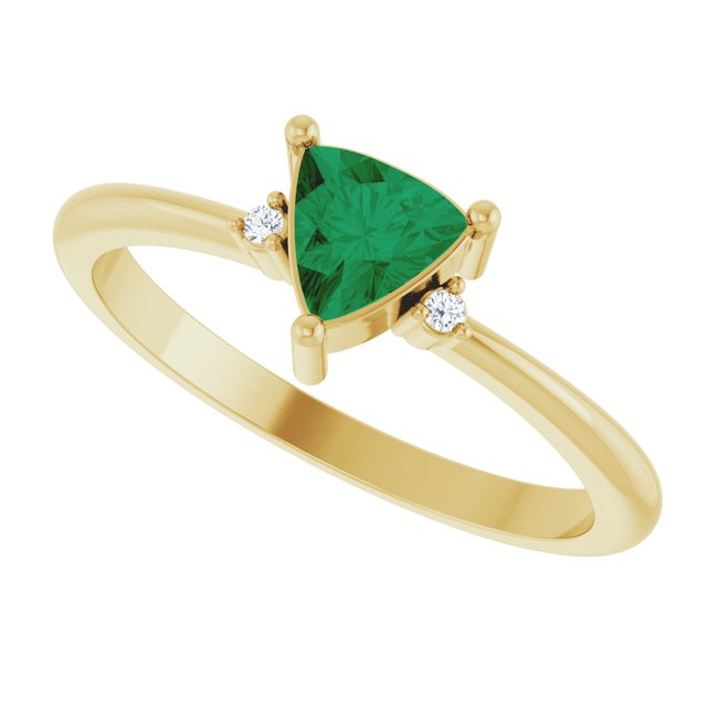 14k-yellow-lab-grown-emerald-&-.015-ctw-natural-diamond-ring
