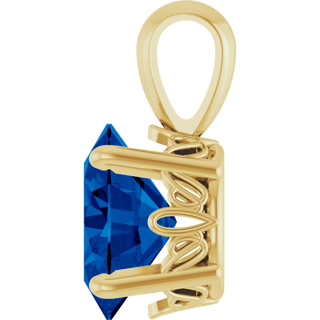 14k-yellow-lab-grown-blue-sapphire-pendant