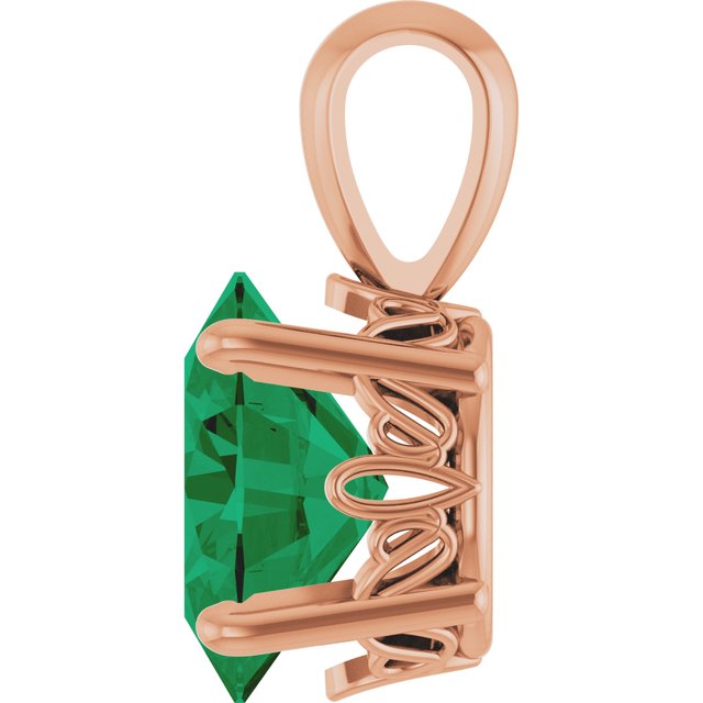14k-rose-lab-grown-emerald-pendant