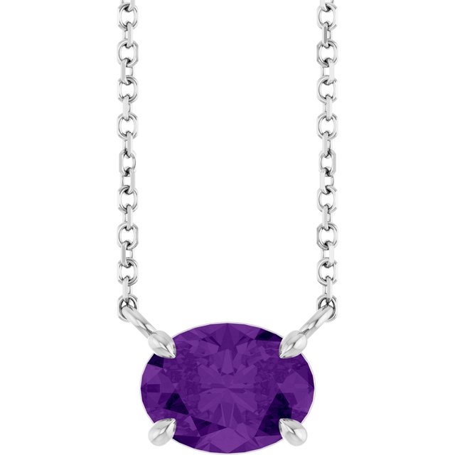 14k-white-natural-amethyst-18"-necklace